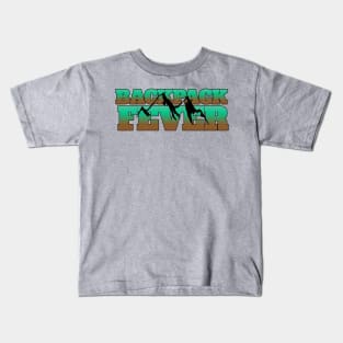 Hiking t-shirt designs Kids T-Shirt